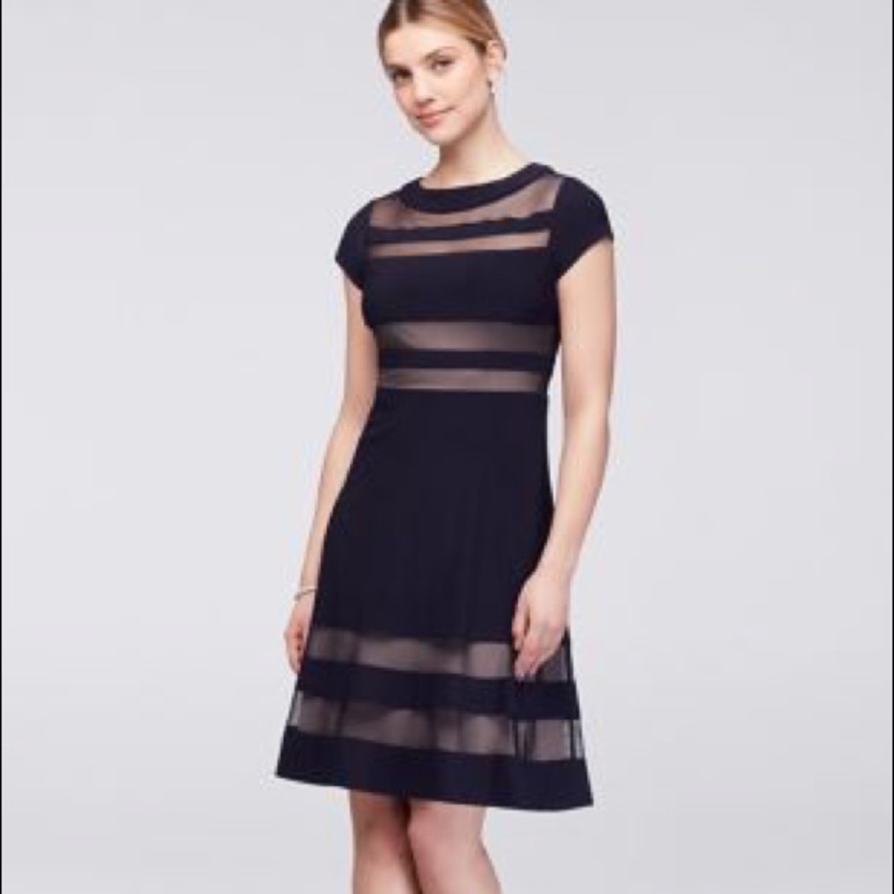 NWT R&M Richards black/taupe dress 🌸 - Picture 2 of 4